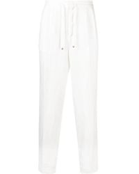 Brunello Cucinelli - Elasticated Waistband Drawstring Pants - Lyst