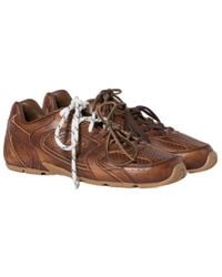 Miu Miu - New Balance X 530 Sl Deco' Leather Sneakers - Lyst