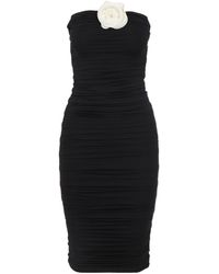 LaRevêche - Mirey Ruched Strapless Dress - Lyst