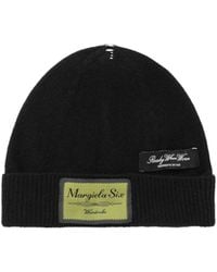 MM6 by Maison Margiela - Logo-Patch Beanie - Lyst