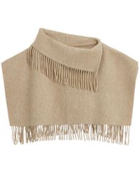By Malene Birger - Turtla Fringed Bib Scarf - Lyst