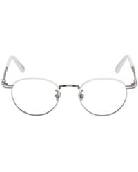 Moncler - Eyewear Round Frame Glasses - Lyst
