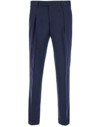 Pt Pantaloni - Virgin Wool Blend Straight-Leg Trousers - Lyst