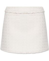 Proenza Schouler - Tweed Knitted Mini Skirt - Lyst