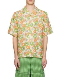 Marni - Floral Printed Bowling Shirt - Lyst