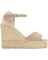 Castañer - Castañer Wedge Ankle-Strap Heeled Sandals - Lyst