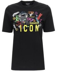 DSquared² - Icon Graphic-Print T-Shirt - Lyst