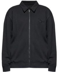 Zadig & Voltaire - Logo-Embroidered Zip-Fastening Jacket - Lyst