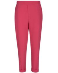P.A.R.O.S.H. - Tapered Cropped Trousers - Lyst