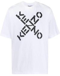 KENZO - Sport X Logo Print T-Shirt - Lyst