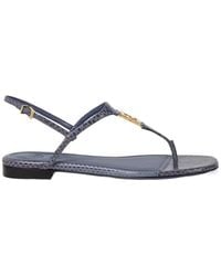 Fendi - Ffold Thong Sandals - Lyst