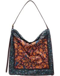 Dries Van Noten - Printed Satin Shoulder Bag - Lyst