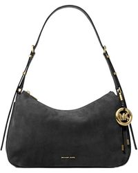 Michael Kors - Nolita Medium Nubuck Convertible Shoulder Bag - Lyst