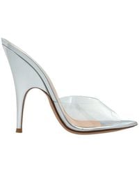 Gianvito Rossi - Sofia Clear-Heel Mules - Lyst