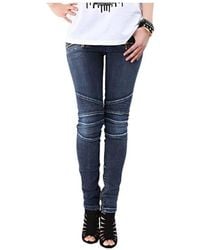 Balmain - Jeans With Belt Loops - Lyst