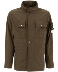 Stone Island - Compass-Badge Jacket - Lyst