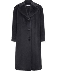 Peserico - Single-Breasted Long Coat - Lyst