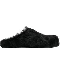 Marni - Fussbett Round Toe Slip-On Mules - Lyst