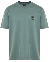 Emporio Armani - Logo-Print T-Shirt - Lyst