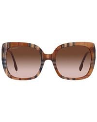 Burberry - Caroll Oversize-Frame Sunglasses - Lyst