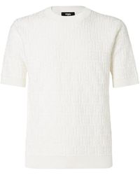 Fendi - Ff Cotton Pullover - Lyst