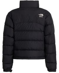 The North Face - Short Down Jacket With Zip - Lyst