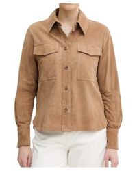 Marella - Long-Sleeve Shirt Jacket - Lyst