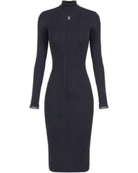 Elisabetta Franchi - Long-Sleeved Dress - Lyst