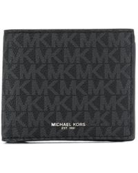 Michael Kors - Greyson Logo Lettering Bi-Fold Wallet - Lyst