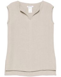Max Mara - Linen Canvas Blouse - Lyst