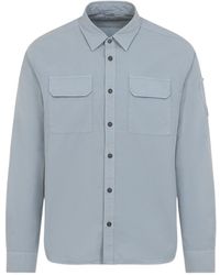 C.P. Company - Cp Company Organic Gabardine Shirt - Lyst
