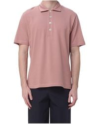 Eleventy - Buttoned Short-Sleeve Polo Shirt - Lyst