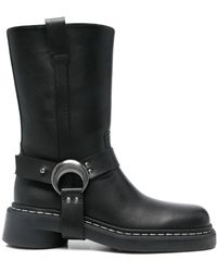Marine Serre - Ms Moto Biker Boots - Lyst