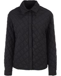 Herno - Quilted Button-Up Jacket - Lyst