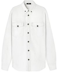 Versace - Medusa Denim Overshirt - Lyst