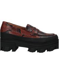 Ganni - Fashion Versatile Two-Tone Loafers - Lyst