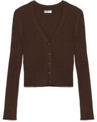 Jonathan Simkhai - Ribbed-Knit Cardigan - Lyst