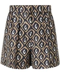 Max Mara - Mxmquinoa Pattern-Printed Shorts - Lyst