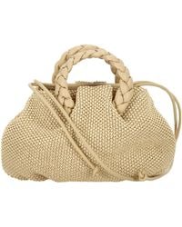 Hereu - Medium Bombon Braided-Handle Woven Tote Bag - Lyst