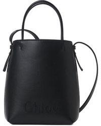 Chloé - Chloé Sense Micro Tote Bag - Lyst