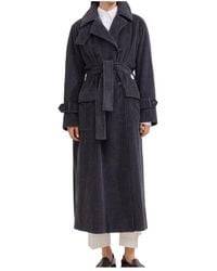 Brunello Cucinelli - Corduroy Belted Double Breasted Coat - Lyst