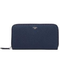 Fendi - Selleria Zip-Around Wallet - Lyst