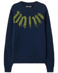 Palm Angels - Logo Print Sweater - Lyst