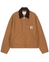 Carhartt - Og Detroit Zip-Up Jacket - Lyst