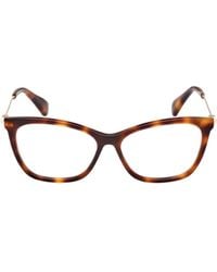 Max Mara - Cat-Eye Frame Glasses - Lyst
