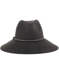 Peserico - Bead-Embellished Wide-Brim Hat - Lyst