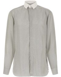 Tom Ford - Shirt With Contrast Collar - Lyst