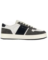 Hogan - H668 Logo Printed Lace-Up Sneakers - Lyst