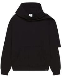 Courreges - Courrèges Asymmetric Neck Sweatshirt - Lyst