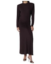 ANDAMANE - Maxi Dress With Waist Draping - Lyst